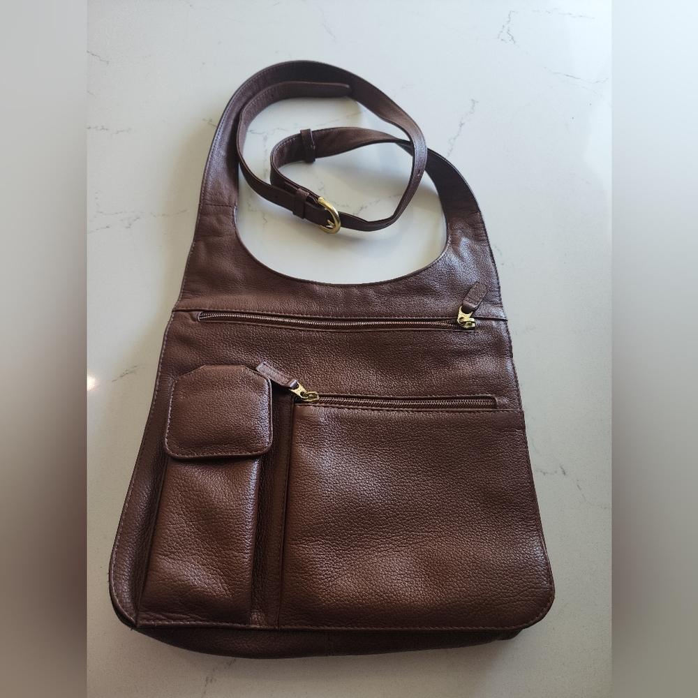 Cinnamon Brown Leather Bag